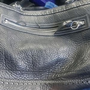 2 black coach purses